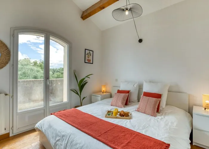 Villa Fragon Piscine Privée&oliviers 8 Pers Junas